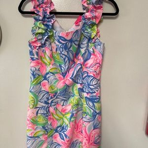 Lilly Pulitzer dress is Good used condition, I wore it twice